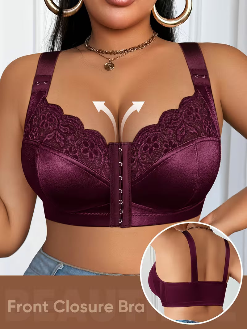 👙TRIUMPH – [4 бр.]🔥50% Дамски сутиен с пълно покритие за жени с големи размери - Сутиени с големи размери с изразителни пропорции