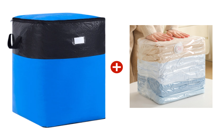 🧳50K+ ПРОДАДЕНИ!📦🔥Купи 1 Вземи 1 Безплатно🔥Сгъваема чанта за съхранение и преместване 🏠