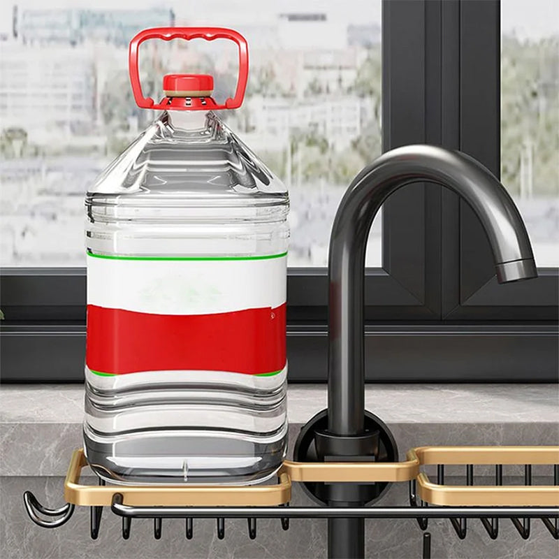 【🔥Нови продукти 2025】💧Устойчив на корозия алуминиев сифон за кран - практично място за съхранение до мивката