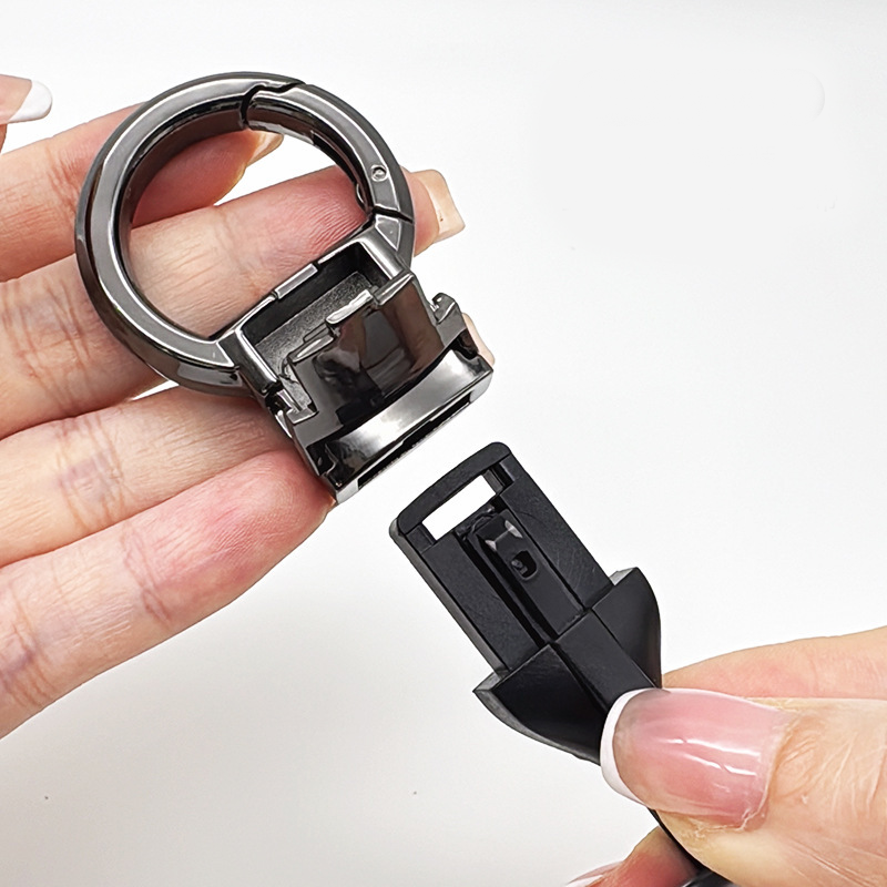 Llavero táctico de liberación rápida SnapLock™ - Llavero metálico para coche sin tornillos con correa de TPU duradera-ES