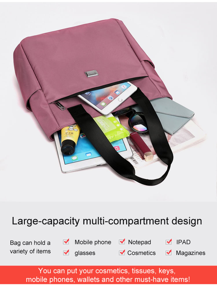 🔥Vodoodporna najlonska torba za čez ramo z veliko kapaciteto in več žepi👜