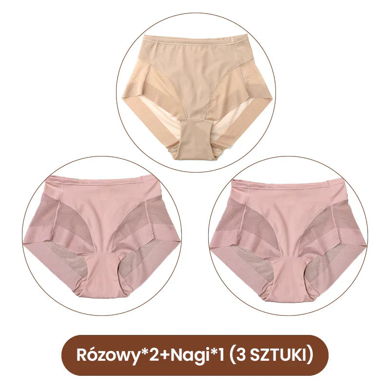 🔥Kúpte 2 a získajte 1 zadarmo🔥Dámska bezšvová súprava tvarujúcich nohavičiek s vysokým pásom-SK