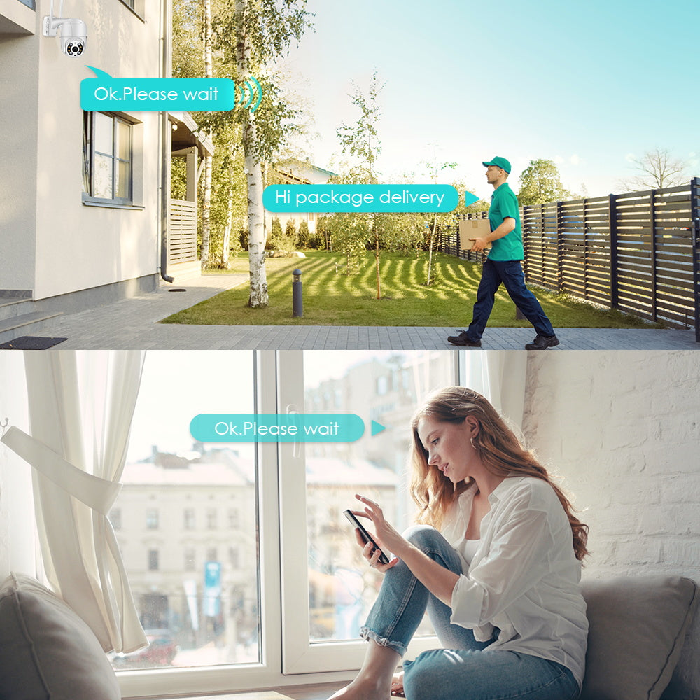 Външна камера за наблюдение с Wi-Fi функция