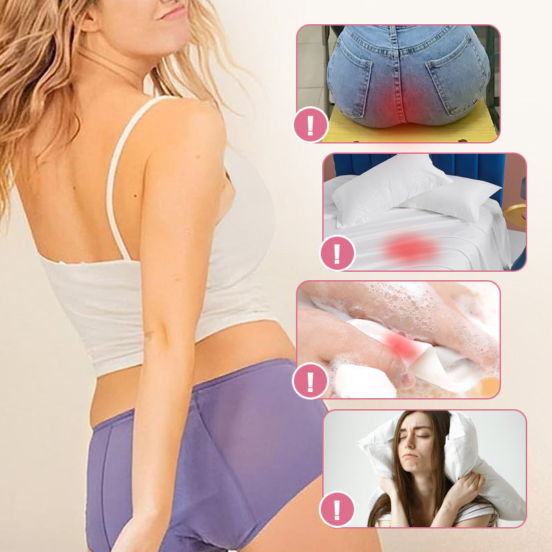 (L-8XL)🌸Kup 2, a 1 dostaniesz gratis🔥Damska bielizna z wysokim stanem i zabezpieczeniem przed przeciekaniem👙