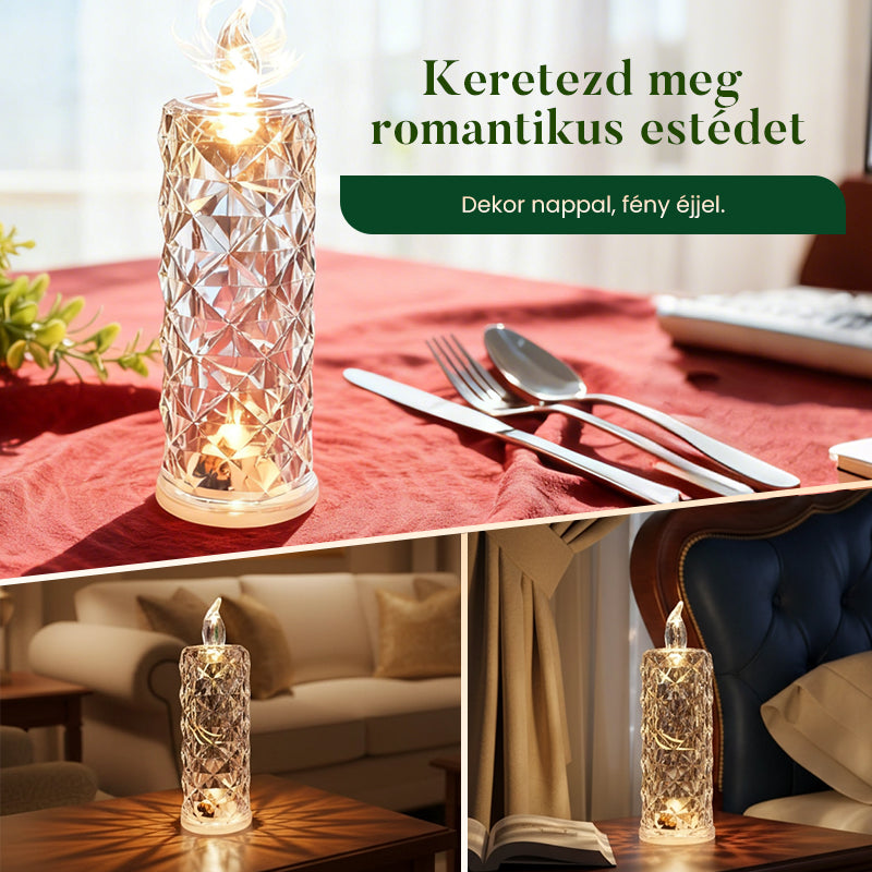 【✨1+2 безплатни】Романтични LED безпламъчни свещи с батерии