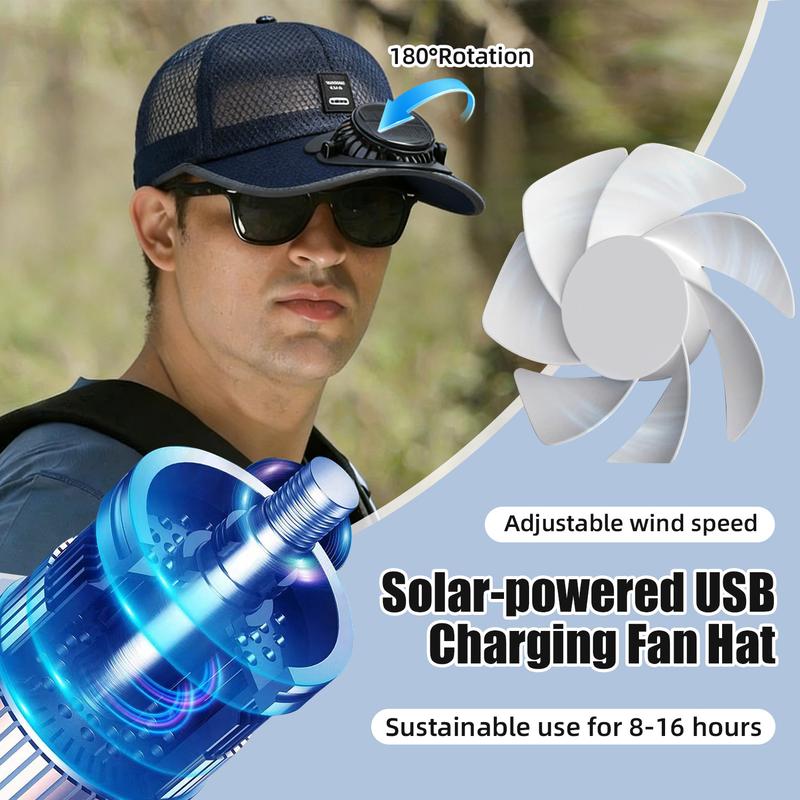 🔥KARŠTAS IŠPARDAVIMAS - 49% NUOLAIDA🧢2026 m. „Pro“ lauko vėsinimo kepurė: dviguba ventiliatoriaus kepurė-LT