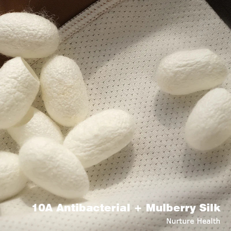(3 τεμ.) Ανδρικά εσώρουχα Elegant Ice Silk από την Mulberry Silk με αντιμικροβιακή προστασία-GR