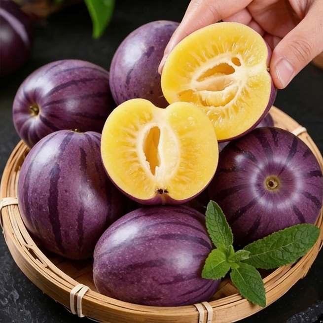 😋 Sjemenke ljubičastog Pepina 💜 Slatko, sočno i lako za uzgoj! 🌱-HR