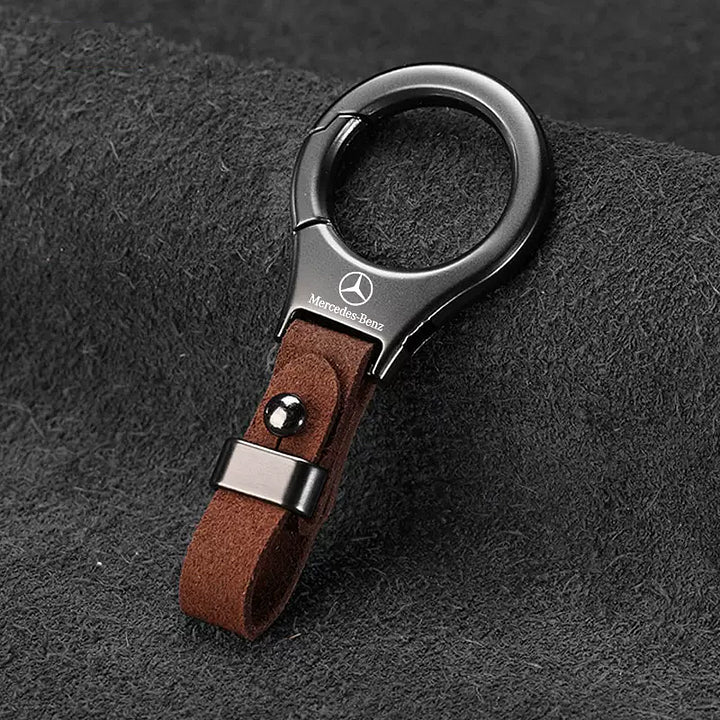 Oferta especial ✨50% de descuento ✨Llavero sencillo con logotipo de coche de gamuza-ES