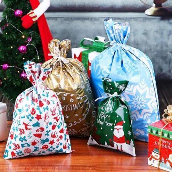 🎅🎁 Najlepsza na świecie torba na prezenty świąteczne ze sznurkiem