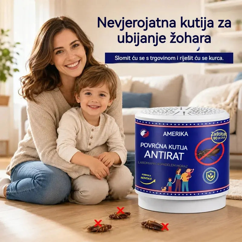 👍【2 kom】Čarobna kutija za ubijanje žohara s botaničkim ekstraktima - ekološki repelent bez otrovnih tvari za dom i restorane, dugotrajna učinkovitost-HR