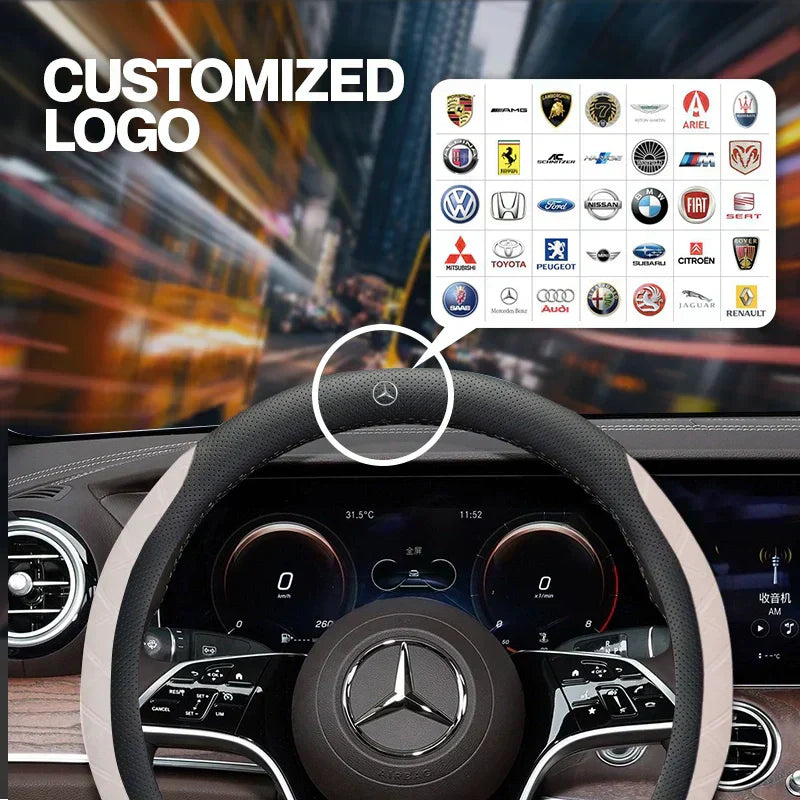 Prevleka za volan DriveCore Elite Grip – usnje, odporno proti znoju, in za večjo zmogljivost-SI