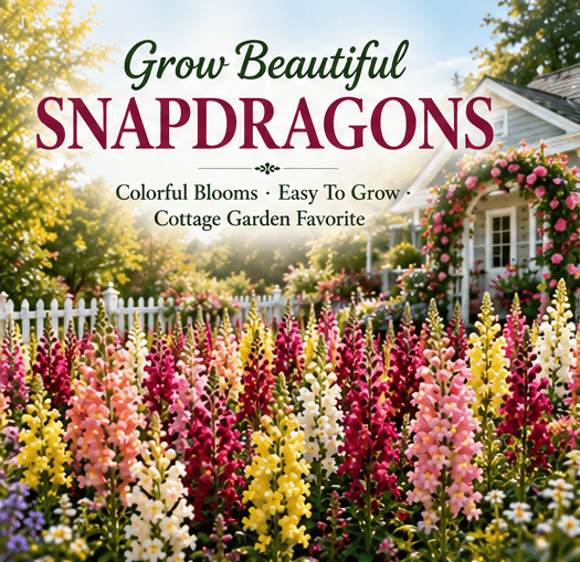 Semena rože Royal Garden Snapdragon – izbira vrtnarjev za visoke, pisane cvetove za rezano cvetje 🌸-SI
