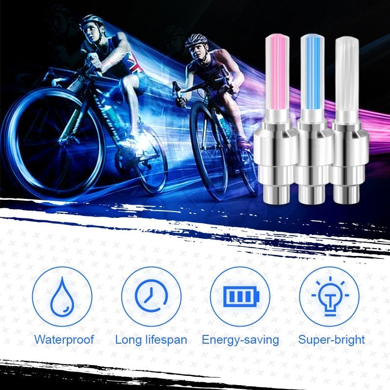 🌈 💡 Водоустойчиви LED светлини за джанти 【✨ 1+3 безплатно】