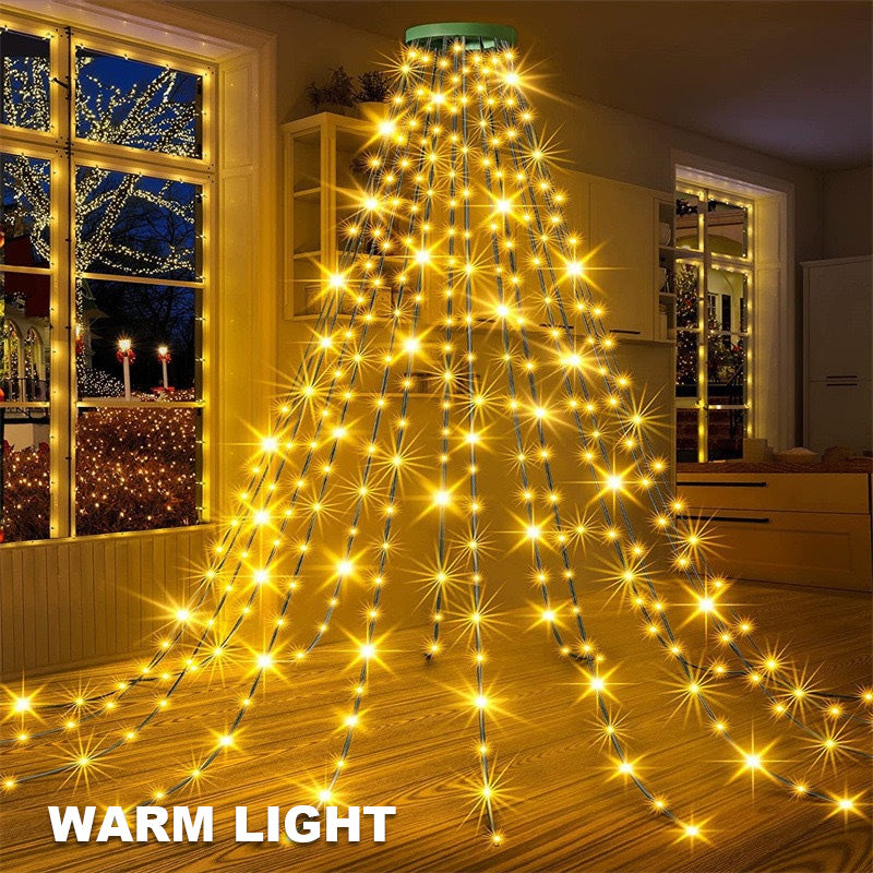 🎄 LED коледна лампичка за елха във формата на петолъчна звезда 🎄