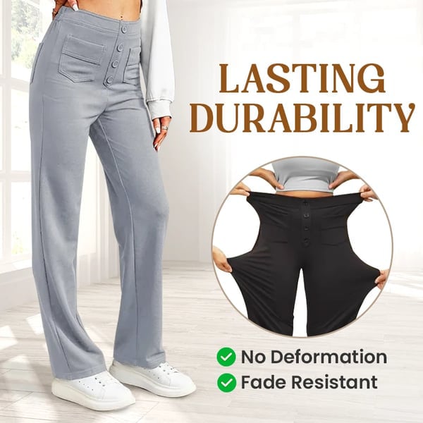 Pantalones elásticos con muchos bolsillos.-ES