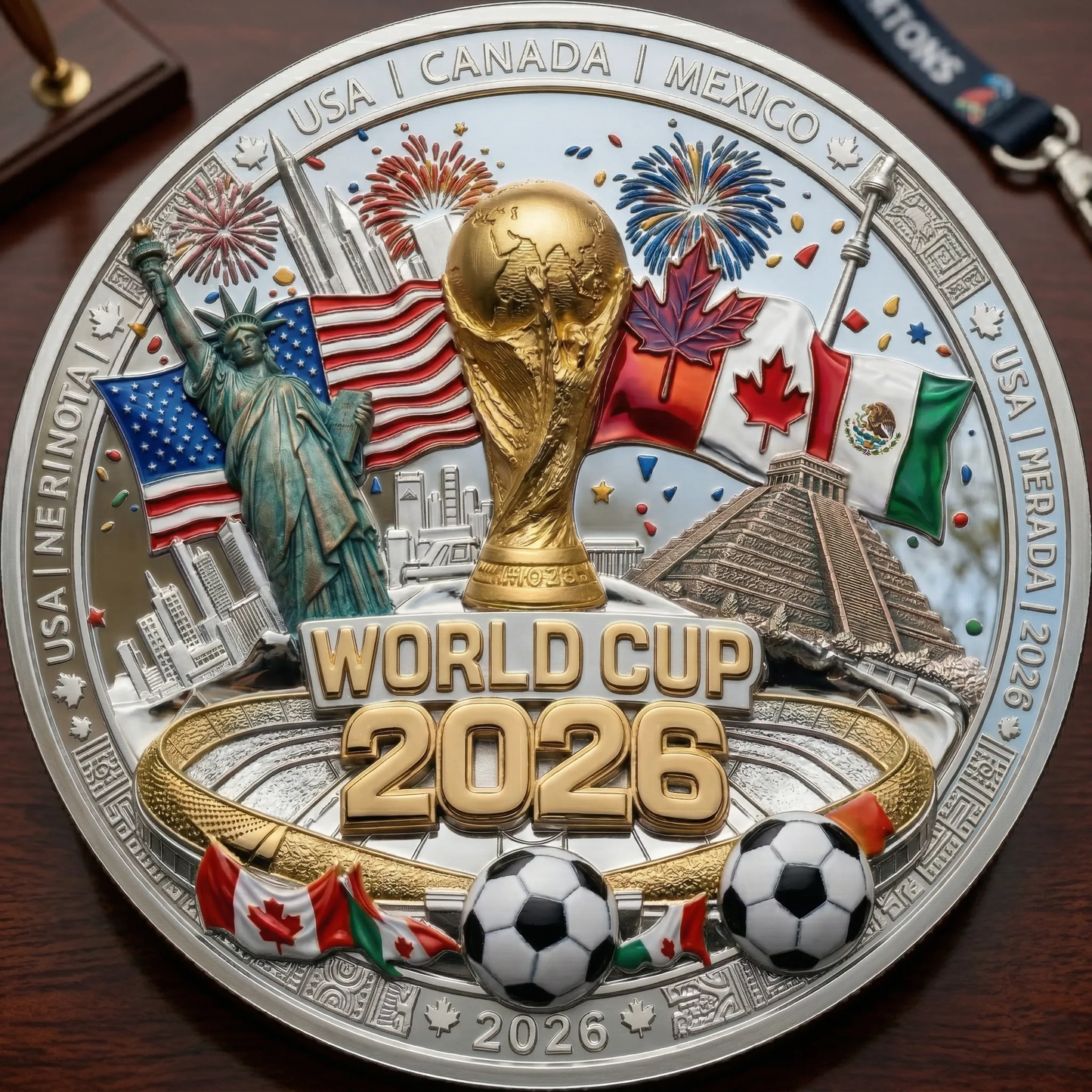 ⚽Kovanec za svetovni pokal 2026 Legacy Challenge🏆 ★OMEJENA IZDAJA • NA VOLJO SAMO 2026 KOSOV★-SI
