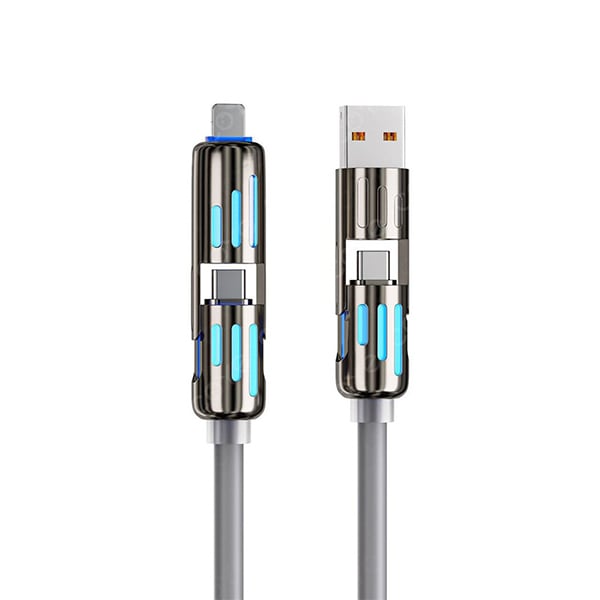 🔥4 в 1 USB кабел за зареждане, бързо зареждане⚡