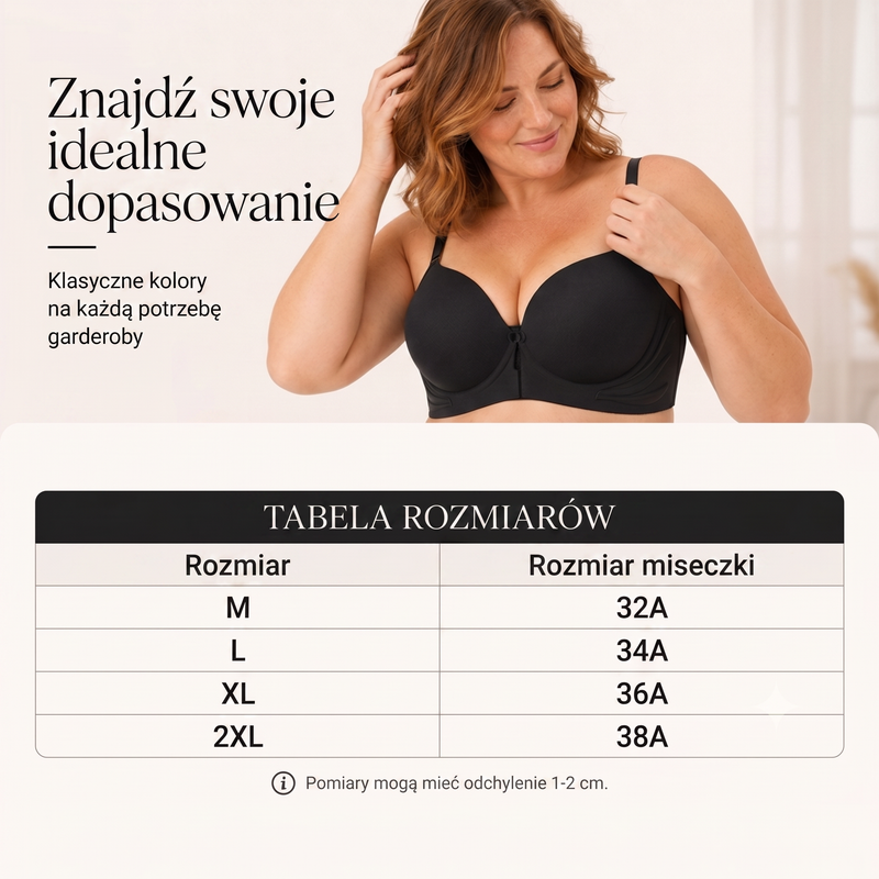 💥Kup 1 a drugi dostaniesz gratis👙 Biustonosz push-up Zapięcie z przodu unoszenie