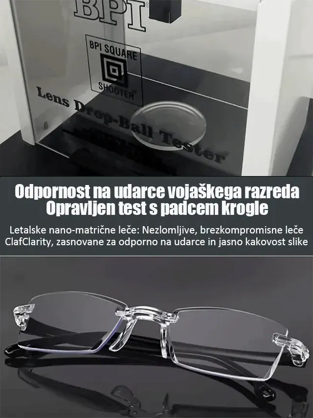 Očala, ki spreminjajo barvo, s filtriranjem modre svetlobe za preprečevanje prezbiopije-SI
