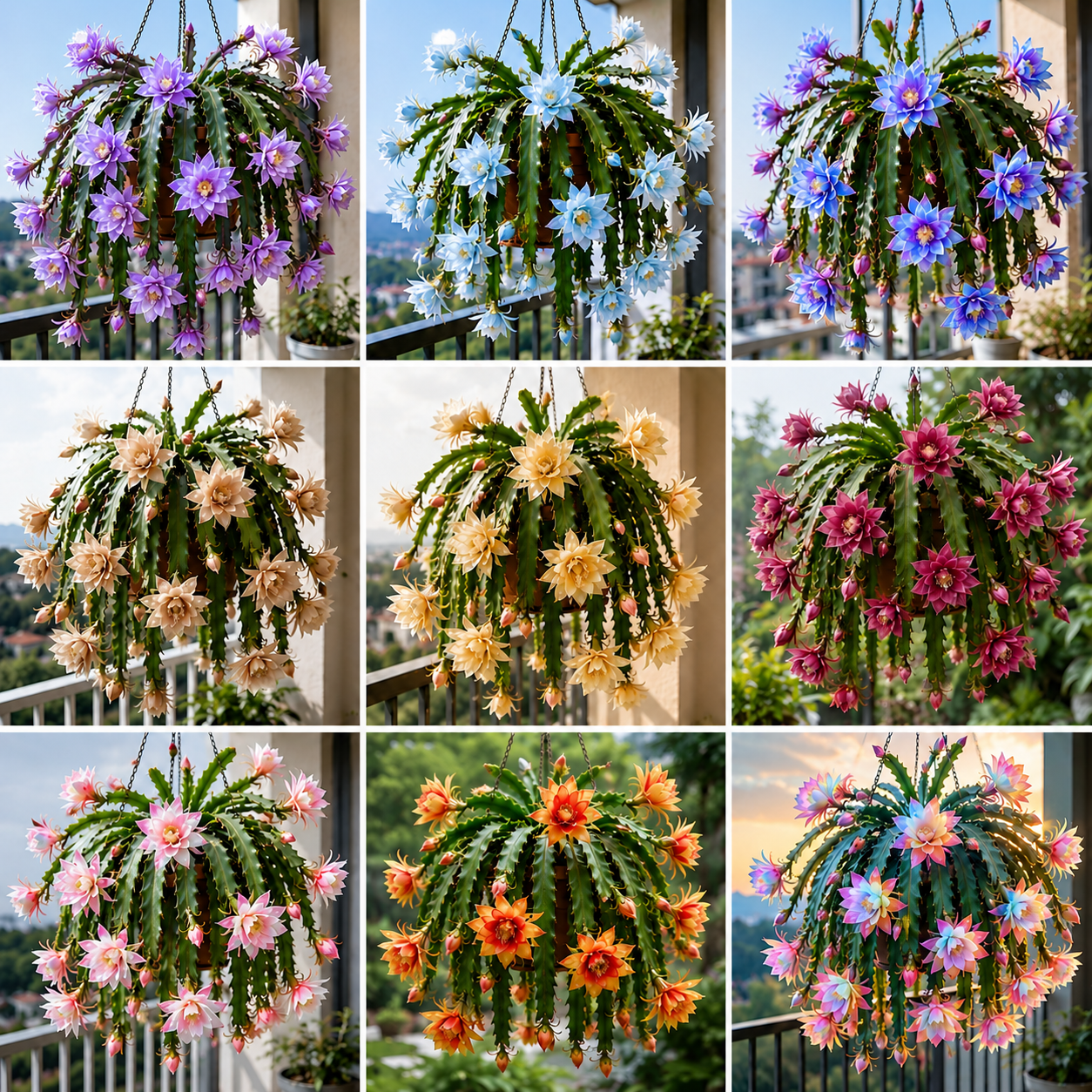 💫 Redki kaktus orhideje Epiphyllum 🌸 Redka roža, ki jo vsi občudujejo-SI