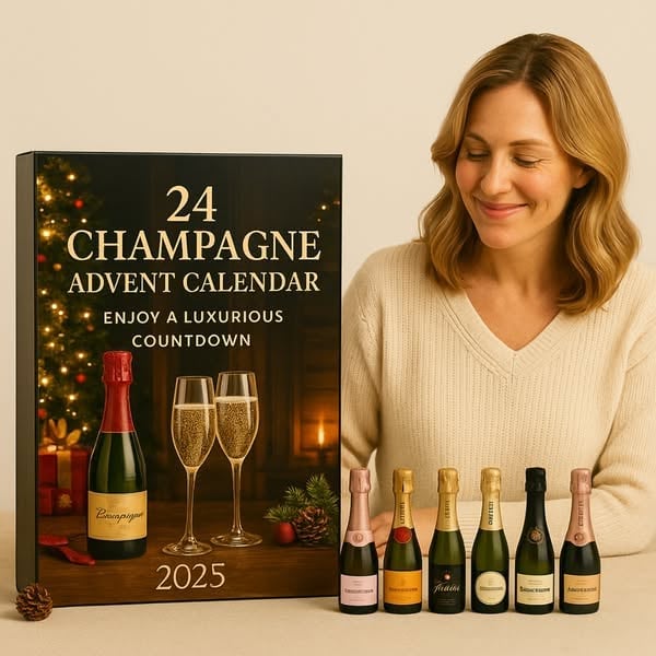 🔥Paskutinė 50 % nuolaidos diena - 🥂Šampano Advento kalendorius 2025🎄-LT
