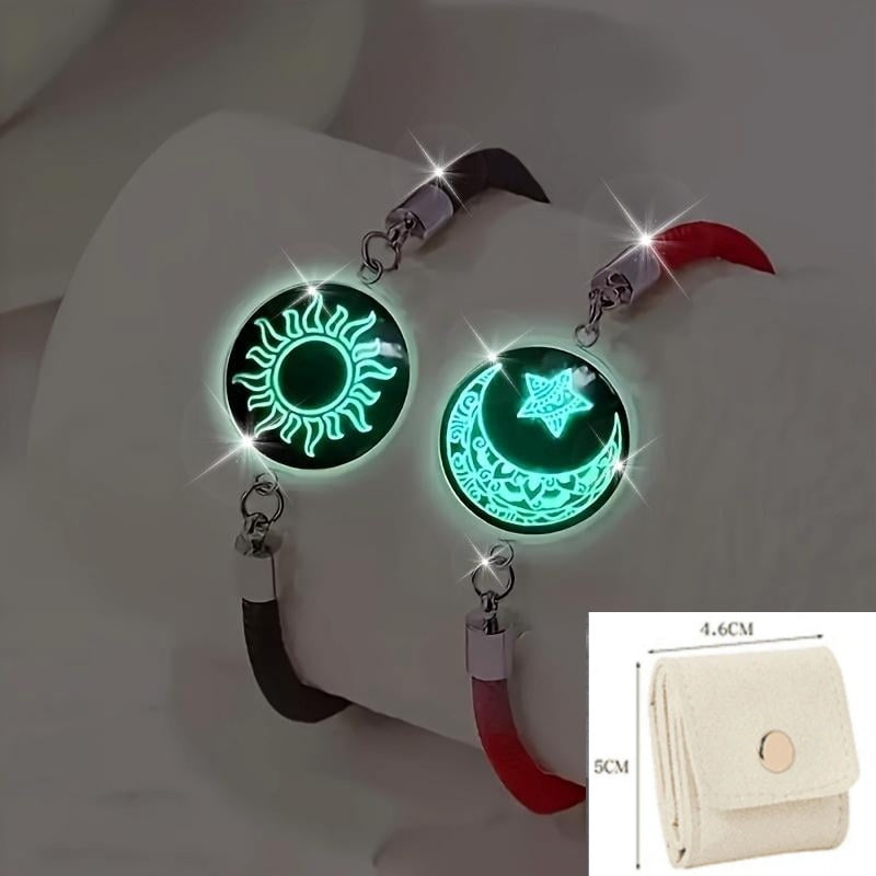 Слънце и Луна – Една душа. 💞 Гривни за двойки, които се свързват въпреки разстоянието.