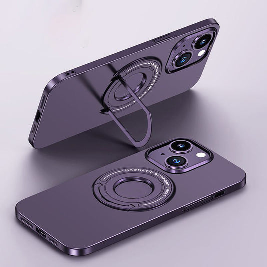 Матов твърд калъф с магнитен държач за iPhone