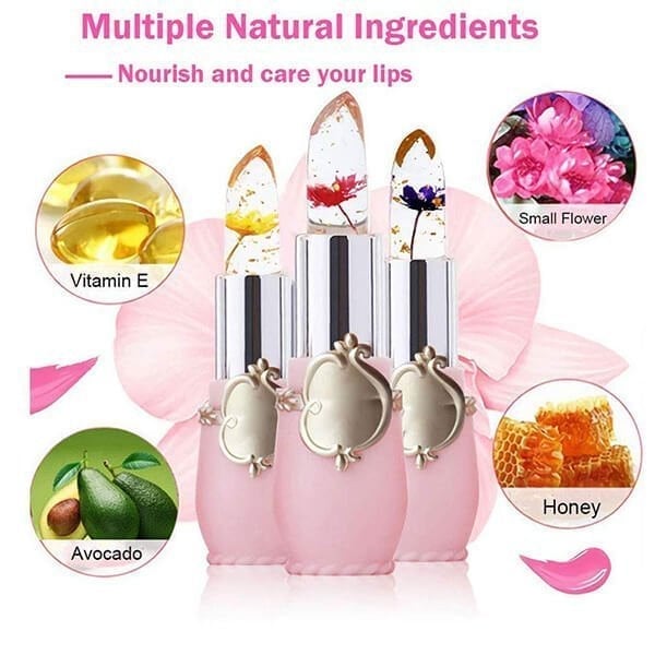 🔥Lápiz labial que cambia de color Crystal Flower Jelly🔥Compra 1 y llévate 1 gratis-ES