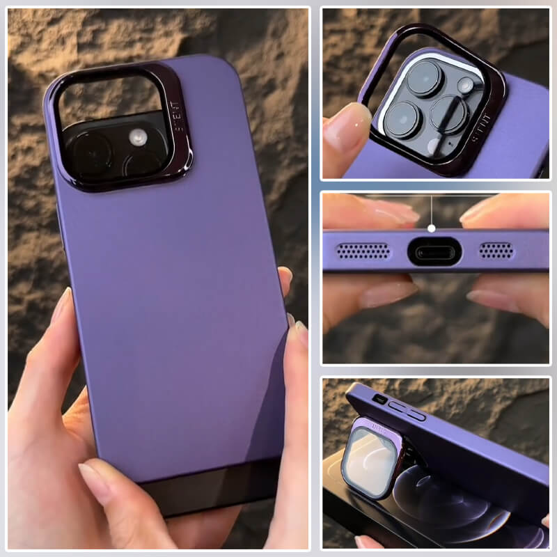 НЕВИДИМА ПОДПОРА И ЗАЩИТА НА ОБЕКТИВА ТЪНЪК КЕЙС ЗА IPHONE