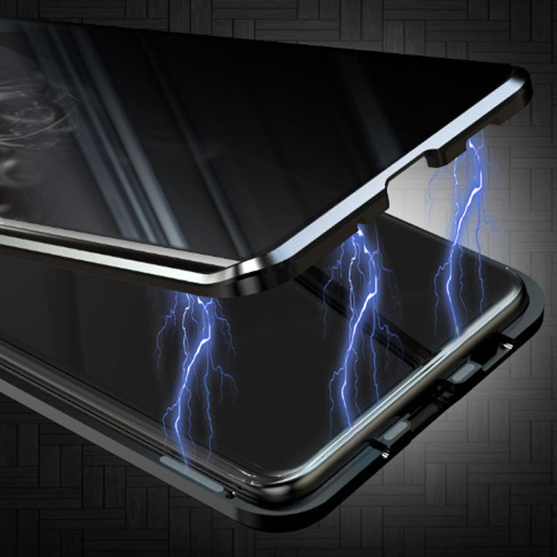 💥Магнитен калъф от закалено стъкло, двустранен, за телефони от серията Samsung S23-S25
