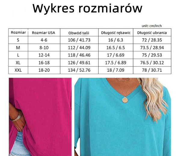 Vsakodnevna ženska majica s kratkimi rokavi in V-izrezom