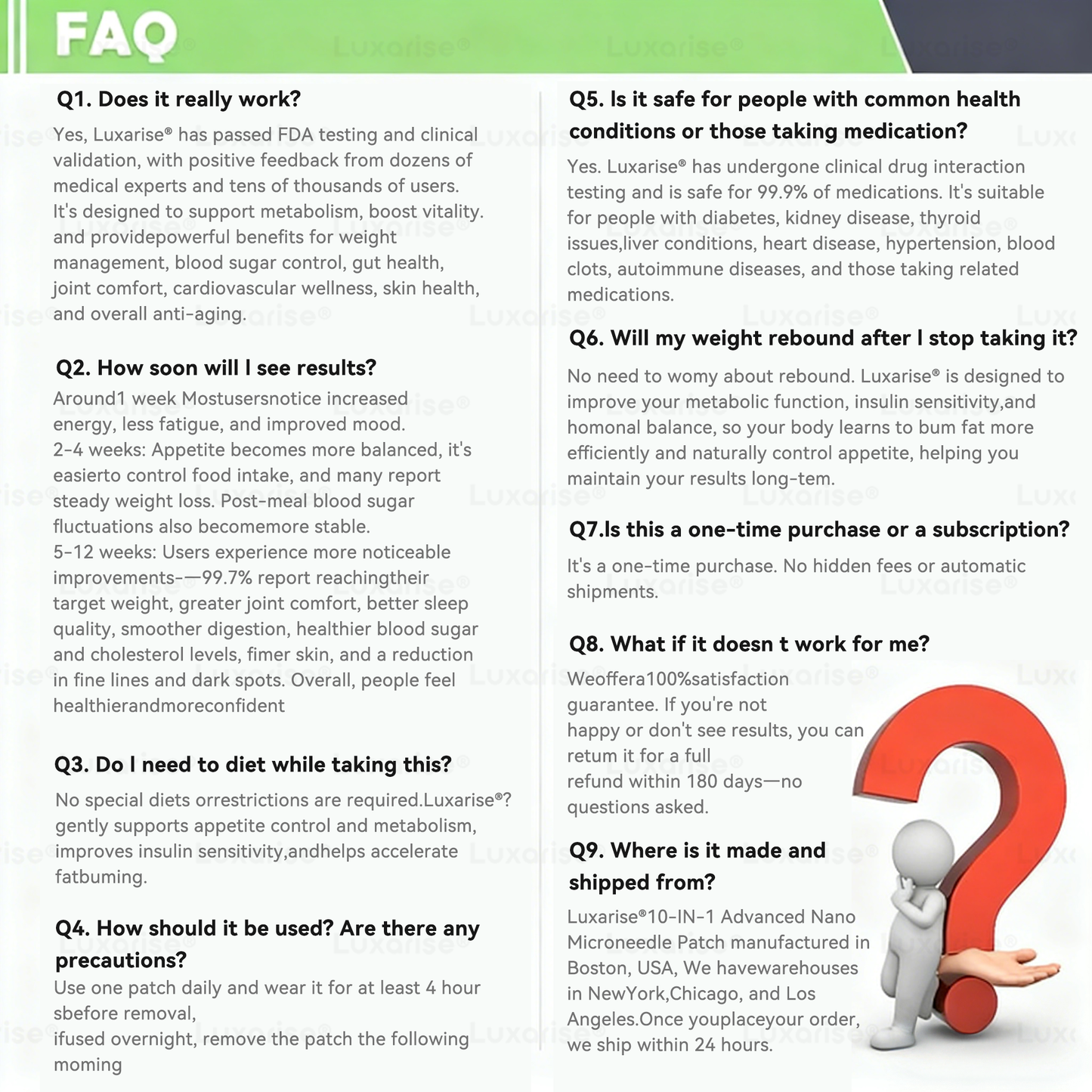 Официален магазин | Luxarise® Моринга и Берберин 10 в 1 пластир с наномигли 📦 (веднъж дневно, видими промени след 7 дни) Проблеми със ставите Затлъстяване, диабет, сънна апнея и