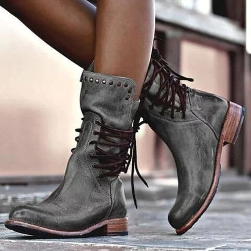 Damskie modne buty w jednolitym kolorze