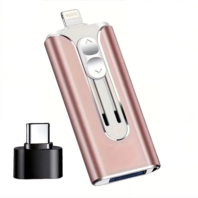 32~256GB Micro USB + 8-пинов + USB 3.0 4 в 1 U-диск за мобилен телефон, компютър