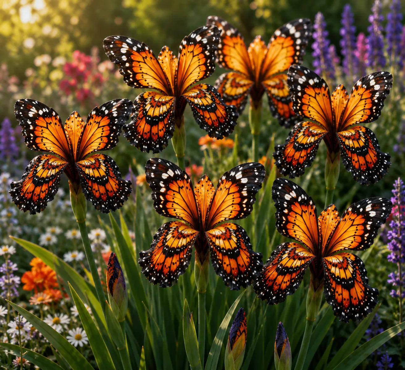 🦋Drugelių vilkdalgių svogūnėliai – ✨Užsiauginkite savo stebuklingą sodo stulbinantį augalą-LT