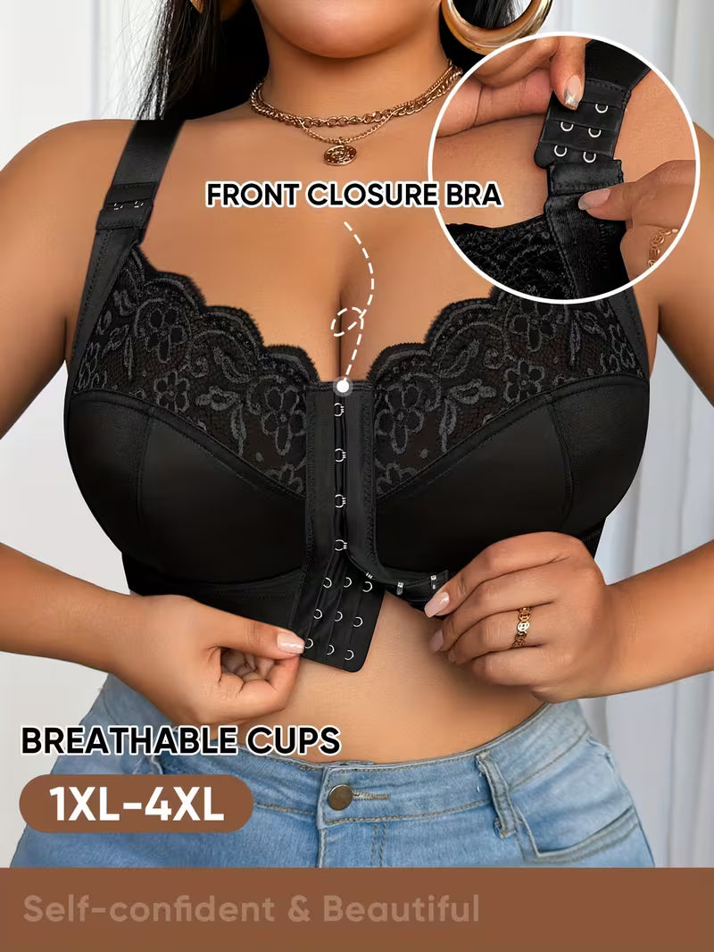 👙TRIUMPH – [4 бр.]🔥50% Дамски сутиен с пълно покритие за жени с големи размери - Сутиени с големи размери с изразителни пропорции