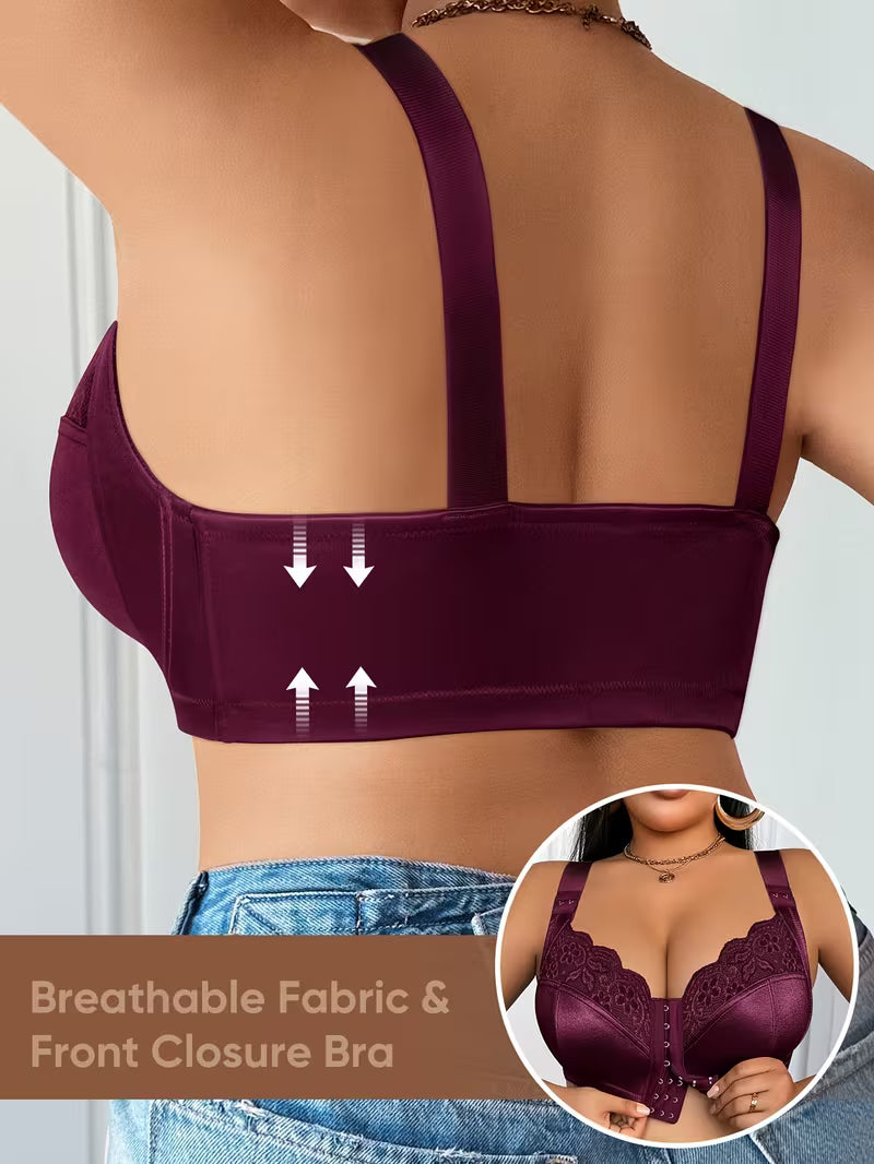 👙TRIUMPH – [4 бр.]🔥50% Дамски сутиен с пълно покритие за жени с големи размери - Сутиени с големи размери с изразителни пропорции
