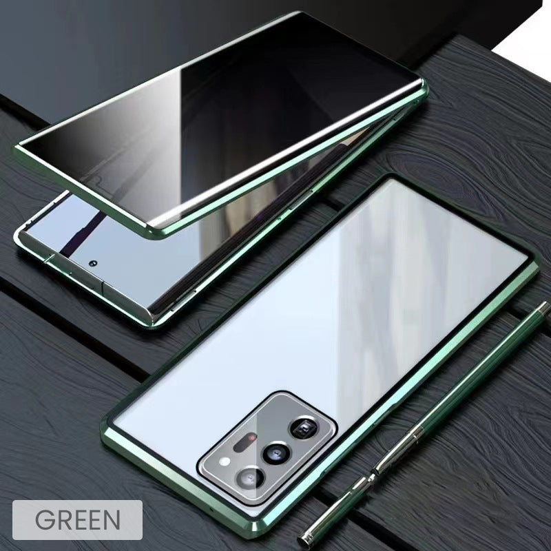 💥Магнитен калъф от закалено стъкло, двустранен, за телефони от серията Samsung S23-S25