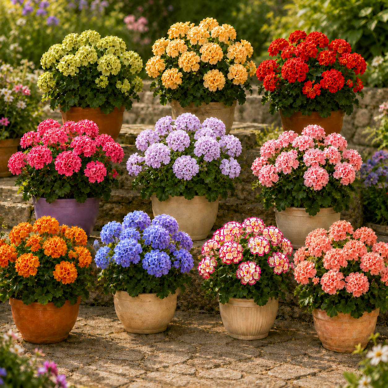💜 Pom-Pom milžiniškų pelargonijų sėklos-LT
