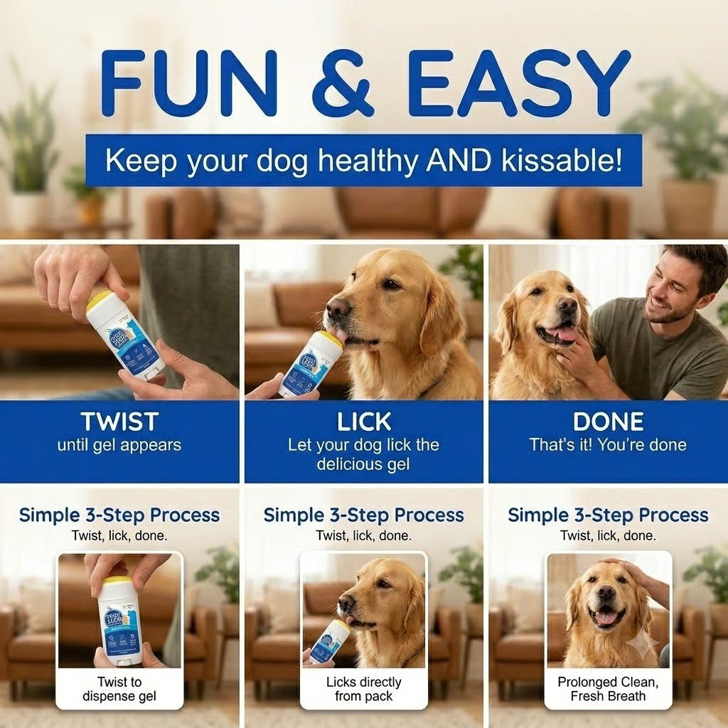 Último día con 50% de descuento 🔥 Gel dental sin cepillado para perros-ES