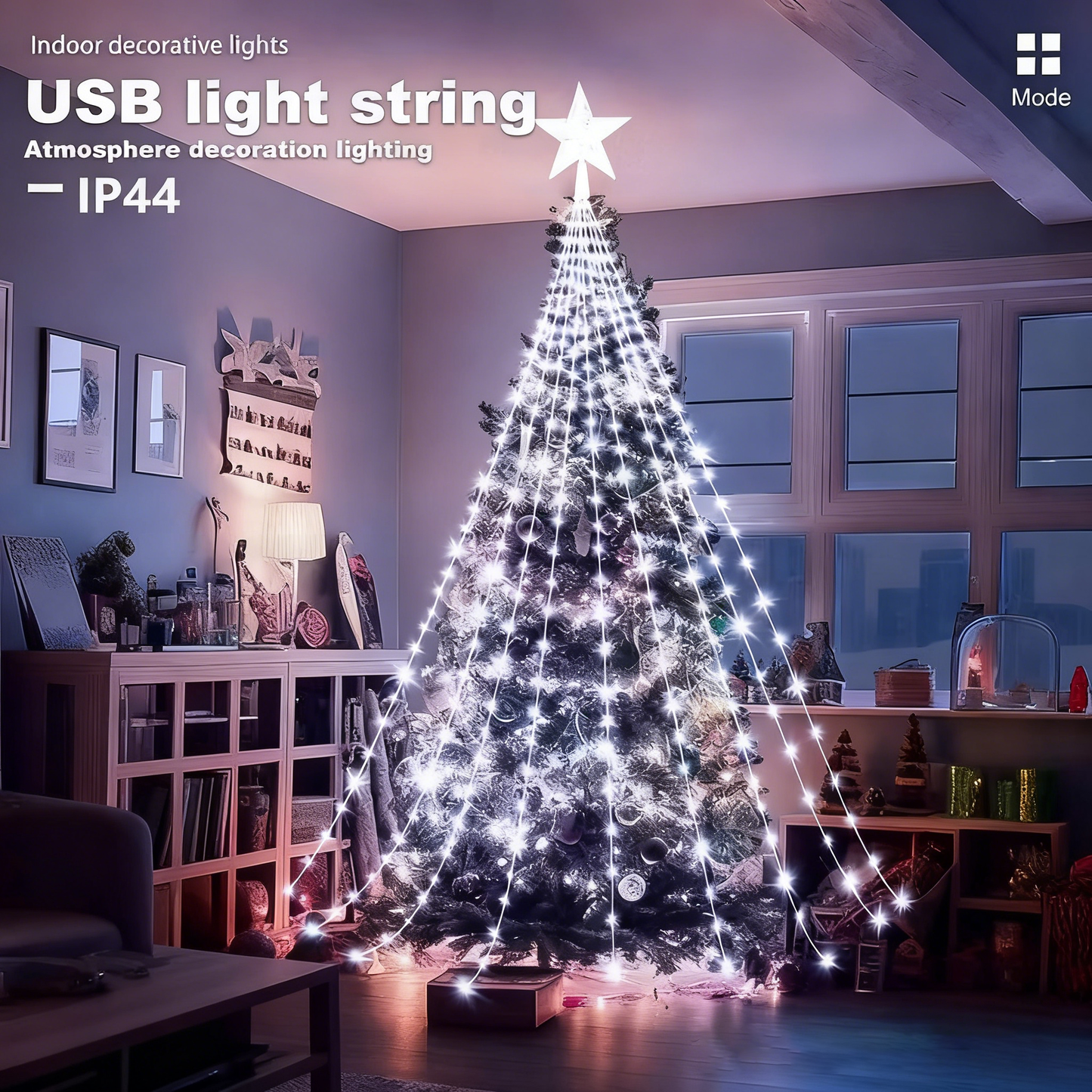🎁Wczesna wyprzedaż świąteczna 50% TANIEJ🎄Lampki choinkowe Starlight Cascade