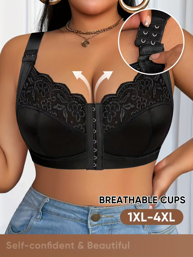 👙TRIUMPH – [4 бр.]🔥50% Дамски сутиен с пълно покритие за жени с големи размери - Сутиени с големи размери с изразителни пропорции