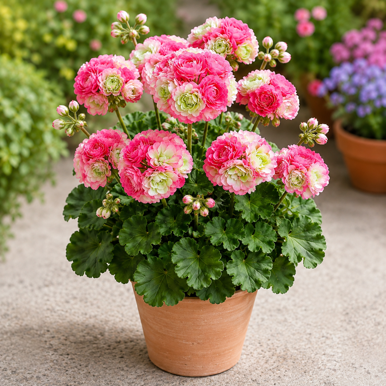 💜 Pom-Pom milžiniškų pelargonijų sėklos-LT