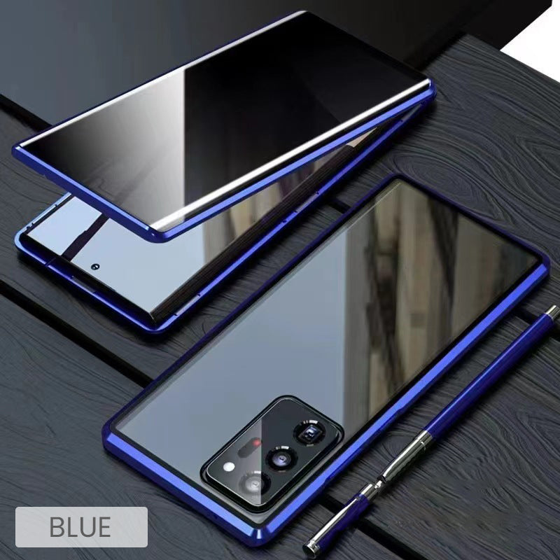 💥Магнитен калъф от закалено стъкло, двустранен, за телефони от серията Samsung S23-S25