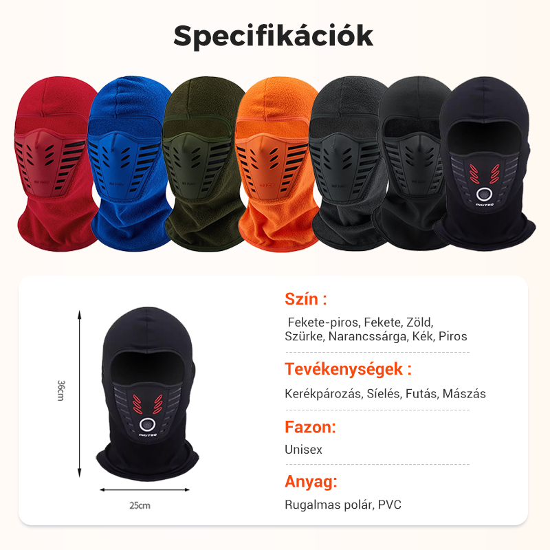 💞 Vetroodporna čelada za zimsko uporabo, unisex-SI
