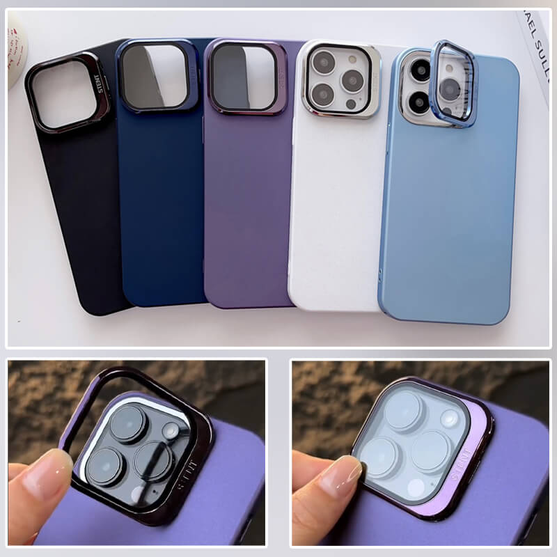 НЕВИДИМА ПОДПОРА И ЗАЩИТА НА ОБЕКТИВА ТЪНЪК КЕЙС ЗА IPHONE