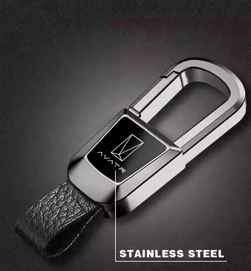 🎉High-end Genuine Leather Car Keychain