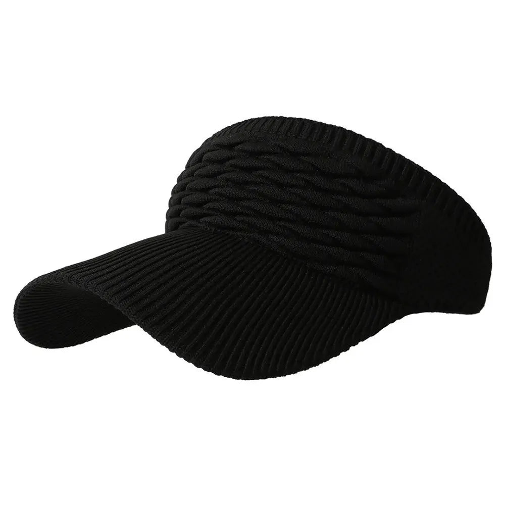 ☀️🧢 Daszek z otworem na wysoki kucyk – ochrona przed promieniowaniem UV, przewiewny, do aktywności na świeżym powietrzu i na co dzień