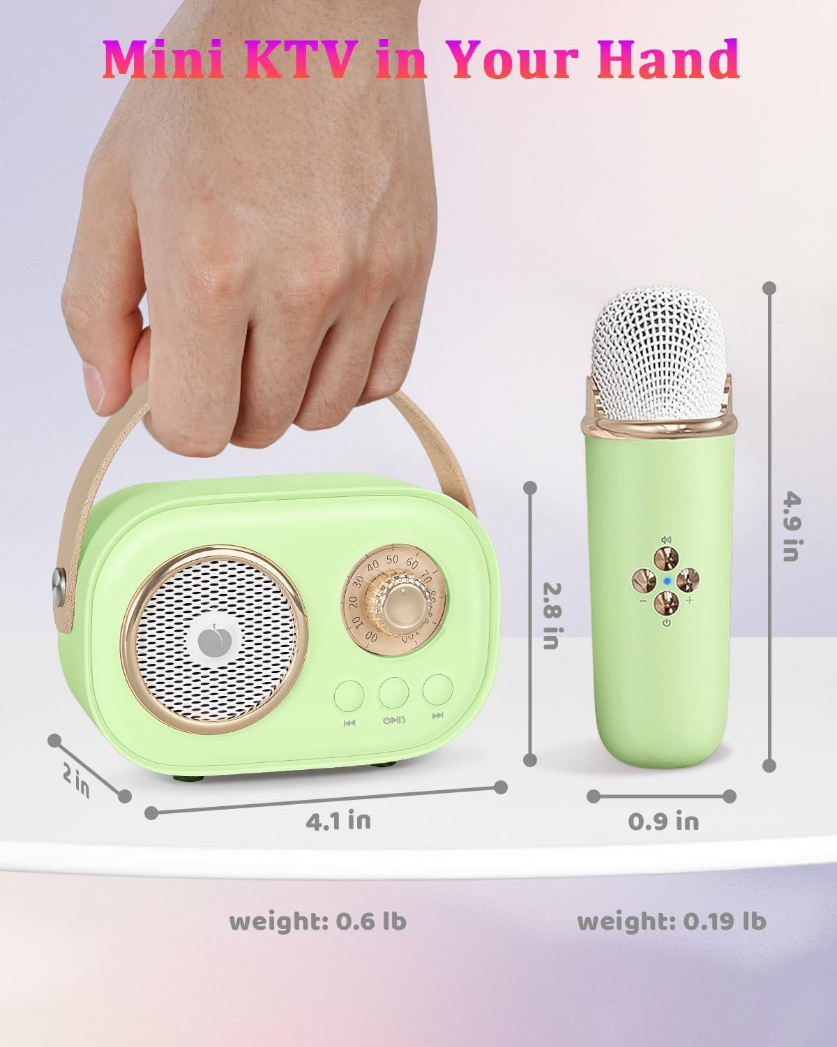 Prenosni karaoke set VivaMic za otroke-SI